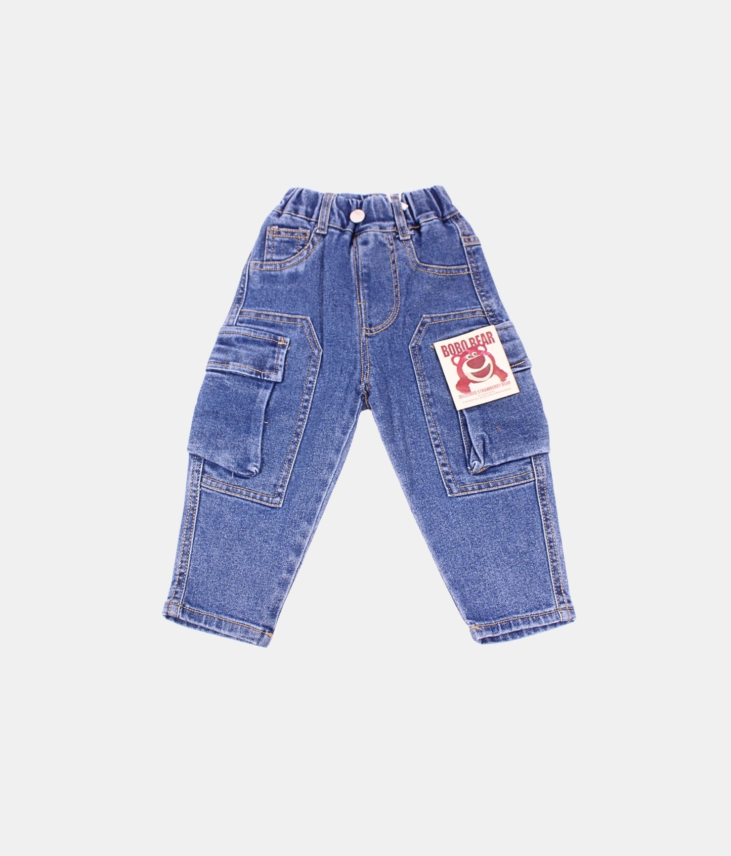 DAPP Blue Boys Cargo Jeans