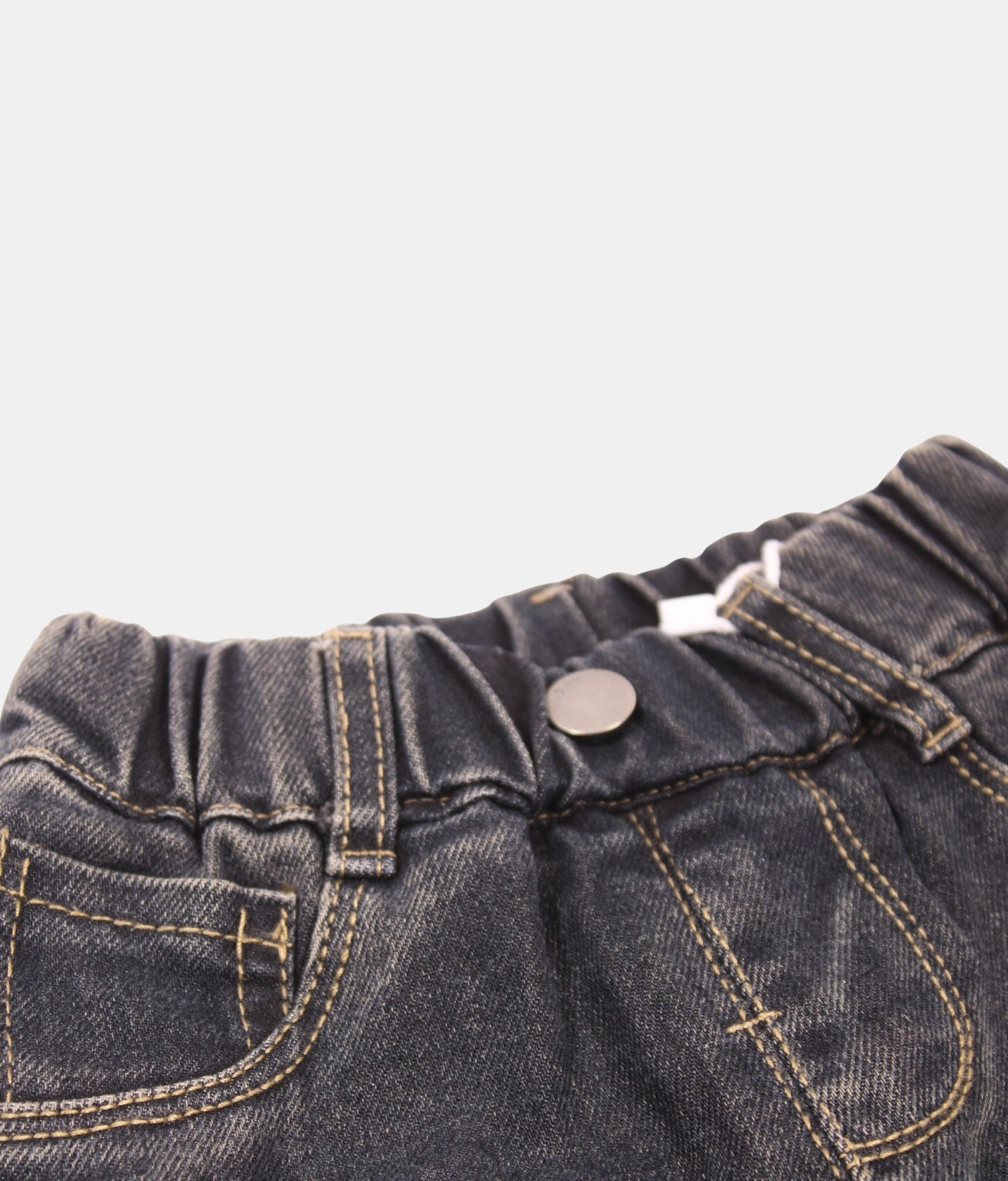 DAPP Black Washed Boys Cargo Jeans