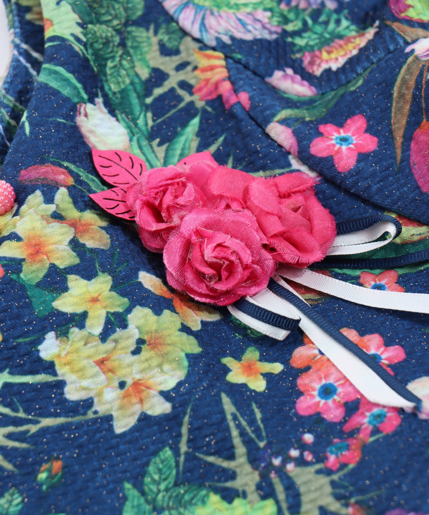 Tiny Girl Multi-Color Floral Girls Frock