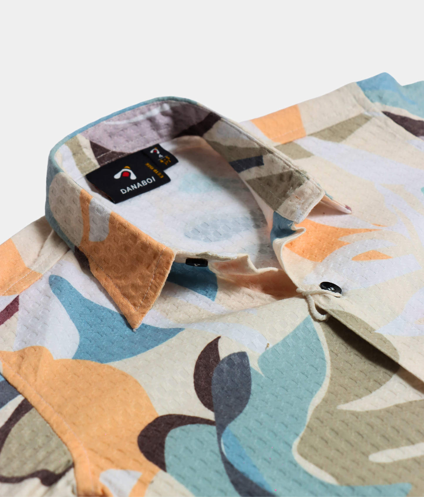 Danaboi Pastel Abstract Boys Shirt with Long Sleeves