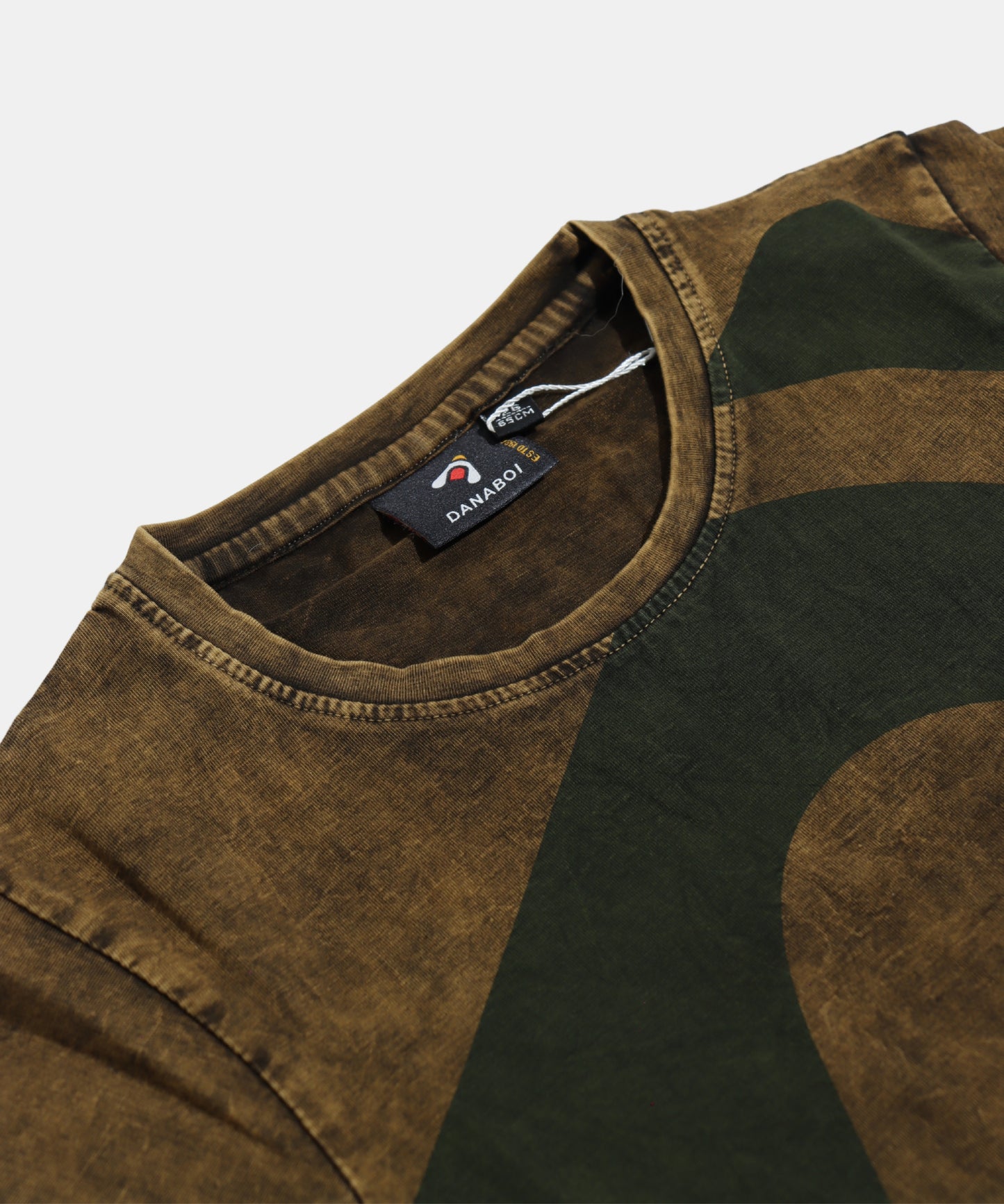 Danaboi Olive Brown Boys T-Shirt