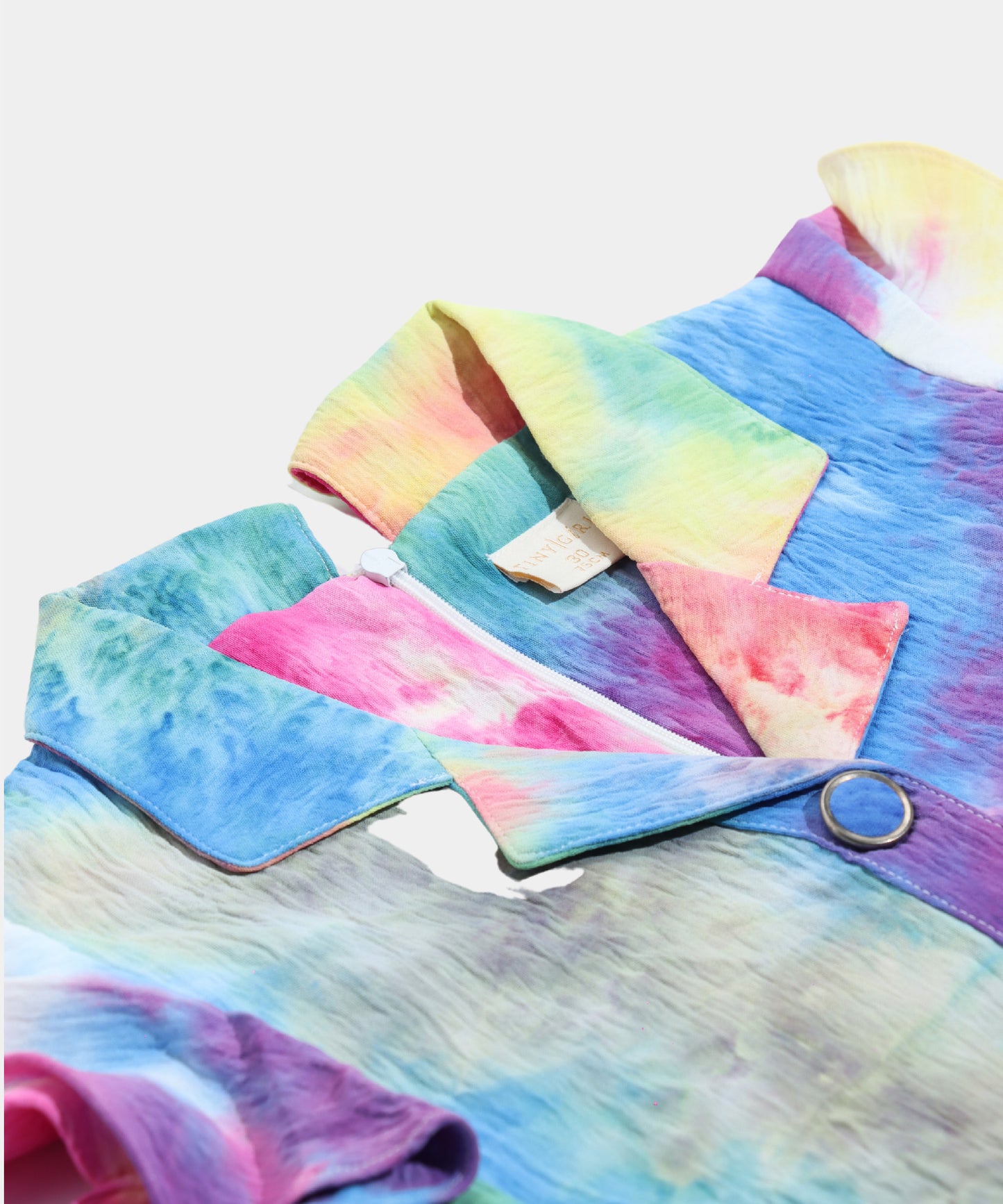 Tiny Girl Multi-Color Tie Dye Girls Dress
