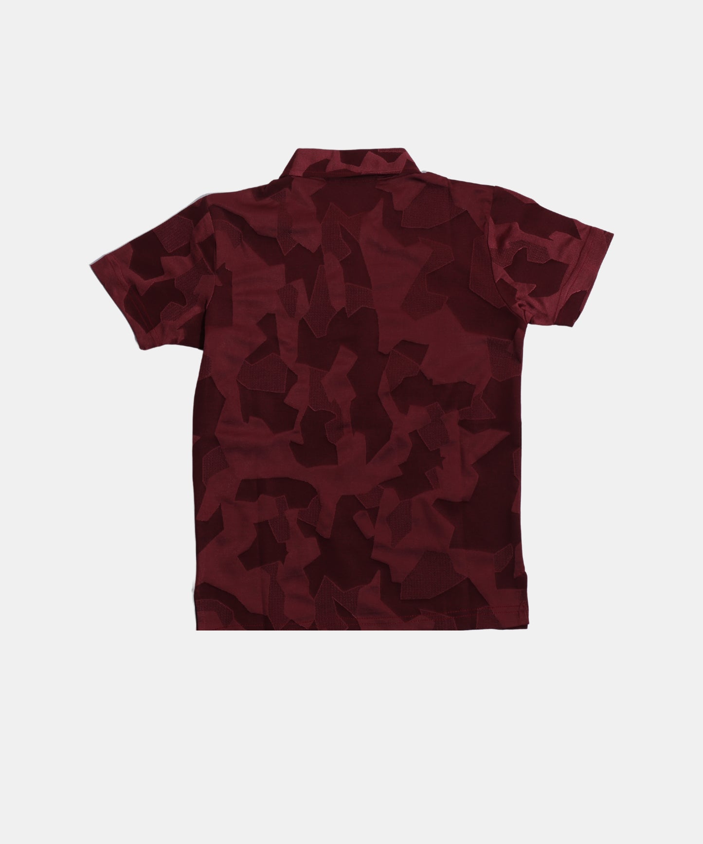 Danaboi Maroon Camouflage Boys Polo T-Shirt