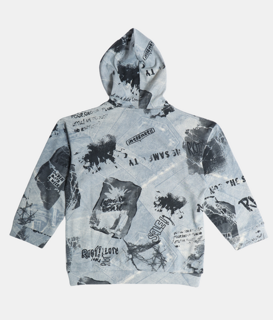 Danaboi Grey & Black Urban Style Boys Hoodie