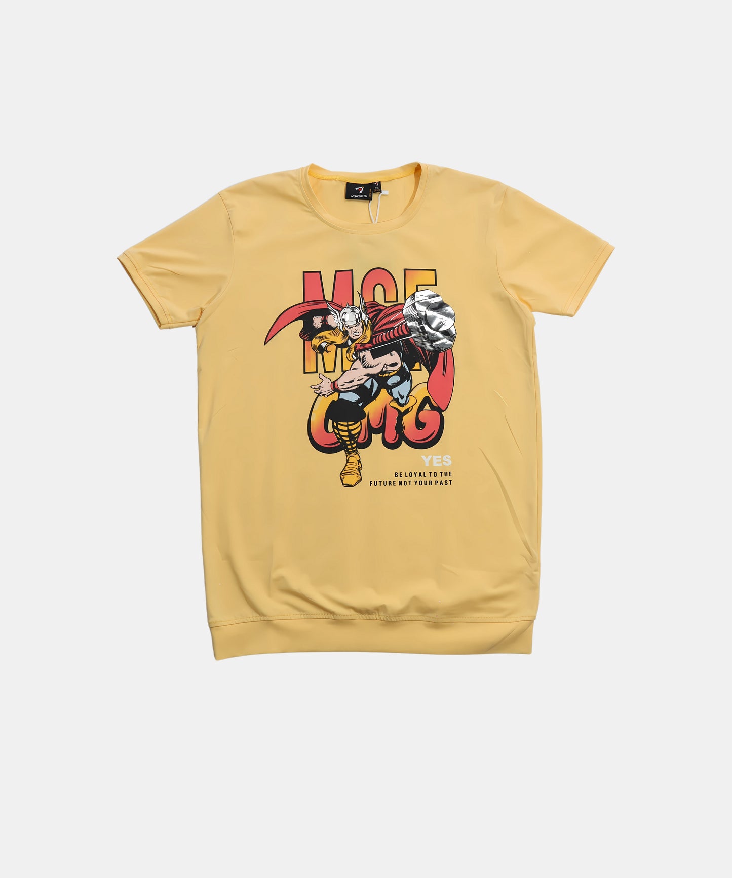Danaboi Yellow Thor Graphic Boys T-Shirt “God of Thunder” Edition