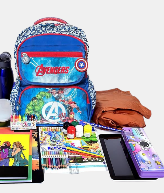 Karston Blue Avengers Action Kids Backpack