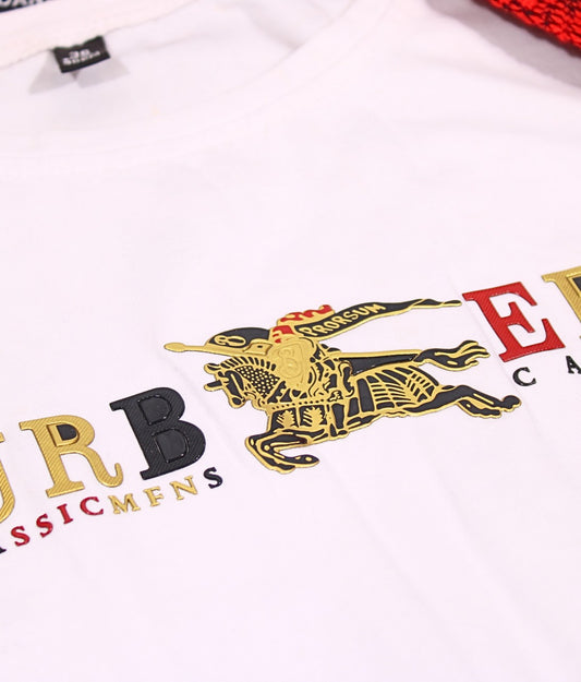 Danaboi Red Printed Boys Open Vest with White T-Shirt