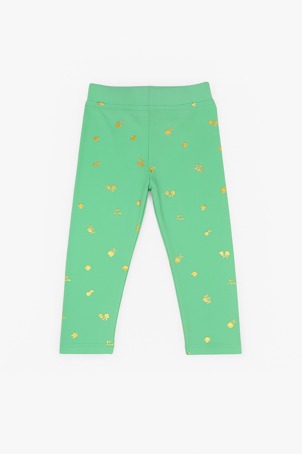 Play Mint Green Printed Girls Leggings
