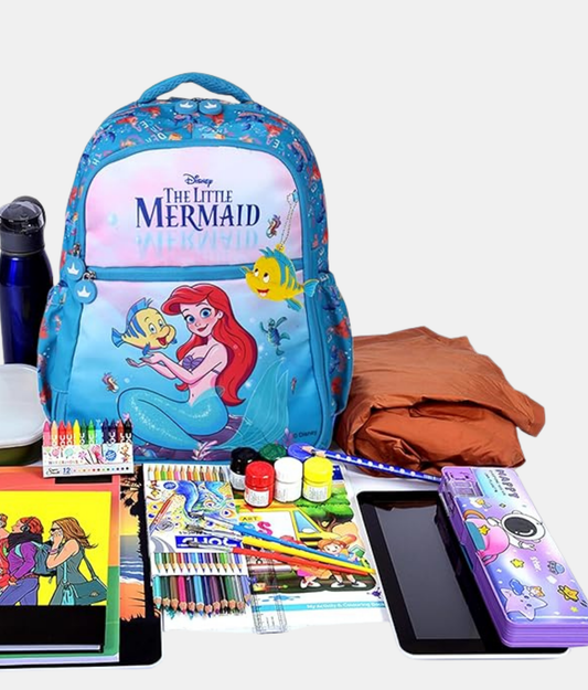 Karston Sky Blue The Little Mermaid Kids Backpack