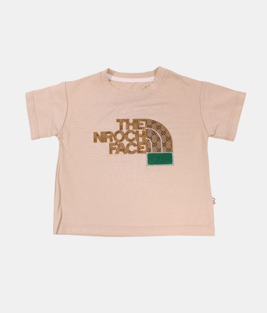 Dapp Beige Printed Boys Co-ord Set