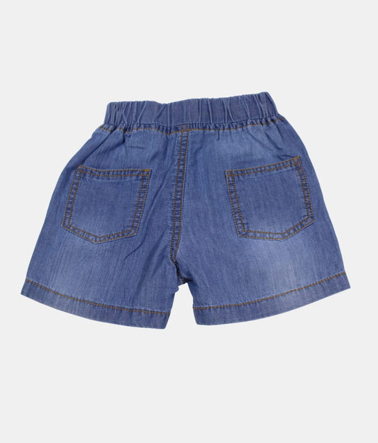 Little Kangaroos Kids Denim Shorts with Elastic Waist
