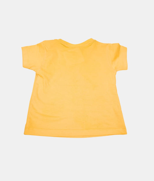 Little kangaroo Yellow Beach Scene Kids T-Shirt