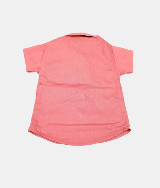 Little kangaroo Peach Kids Shirt