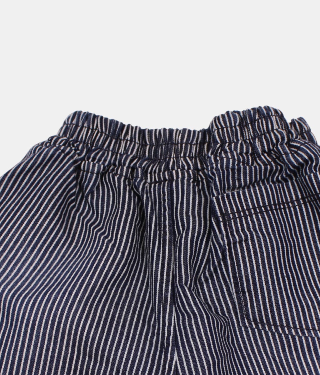 Little Kangaroos Black Striped Boys Shorts