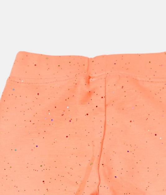 Play Peach Speckled Girls Leggings