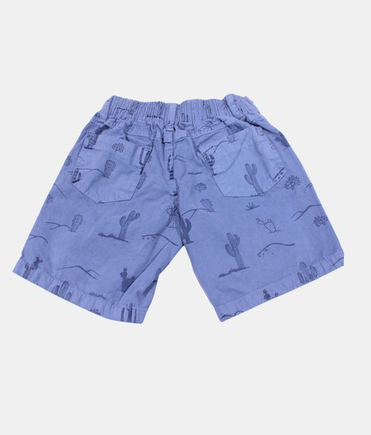 Little kangaroo Blue Cactus Print Boys Shorts