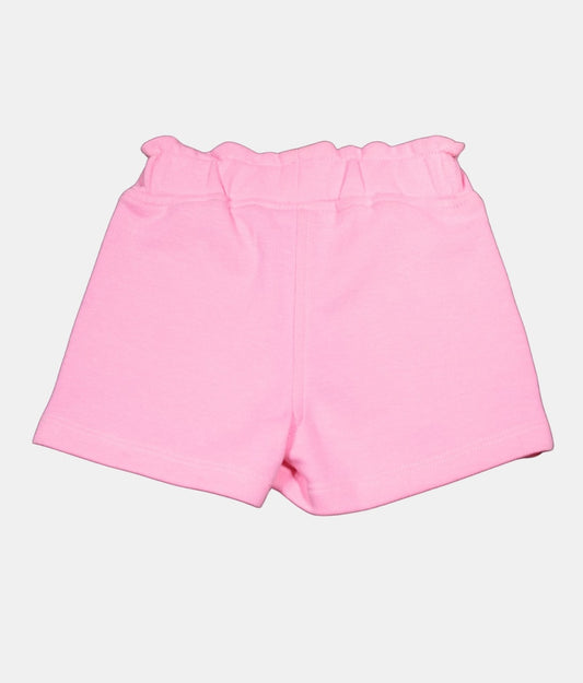 Pink Pleated Kids Shorts