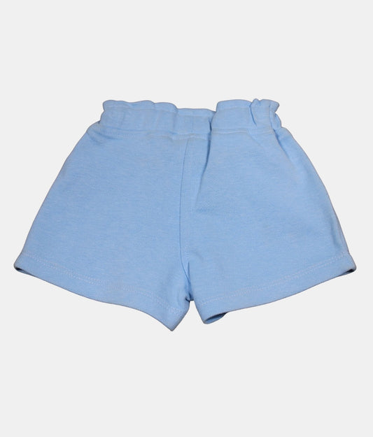 Play Sky Blue Pleated Kids Shorts