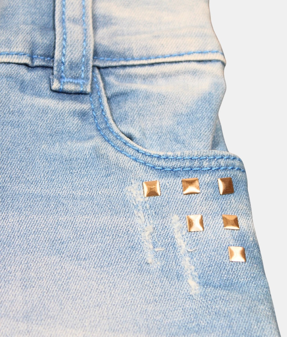 Tiny Girl Light Blue Kids Distressed Jeans