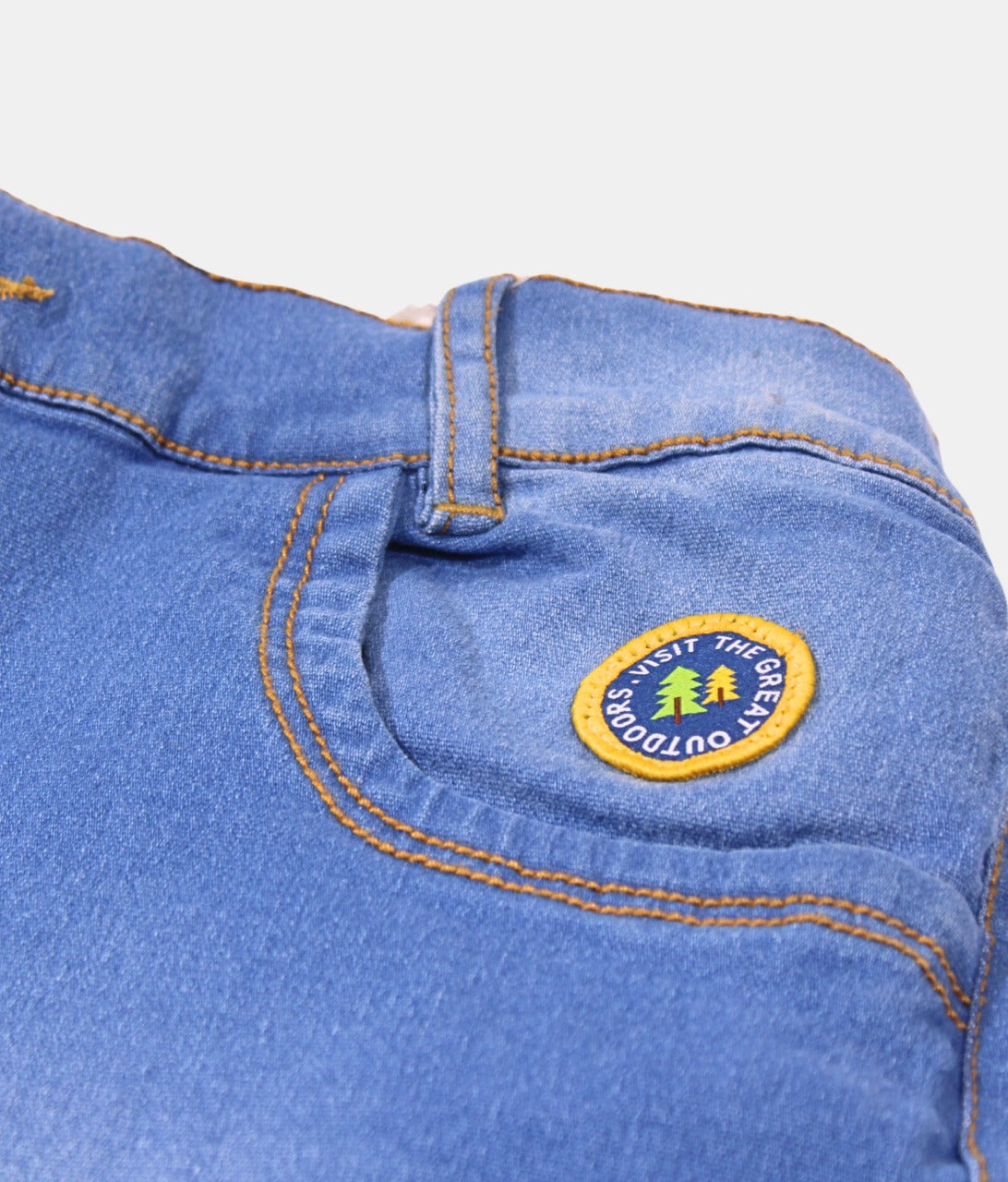 Little kangaroo Blue Boys Denim Cargo Shorts