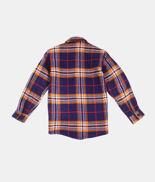 Danaboi Navy Blue Plaid Boys Shirt