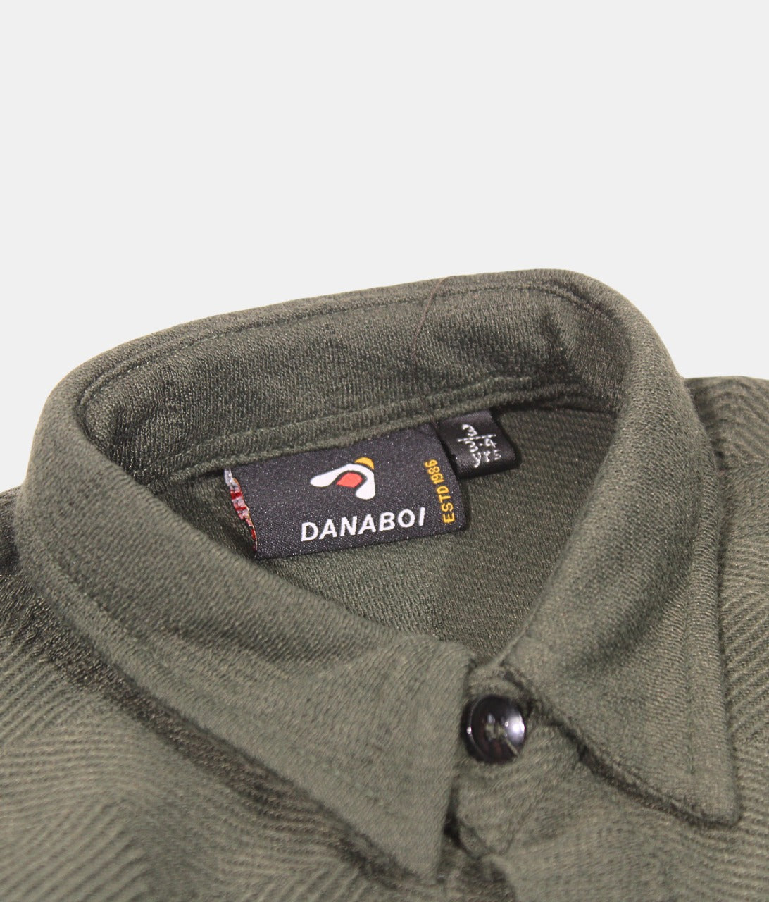 Danaboi Dark Olive Green Boys Shirt
