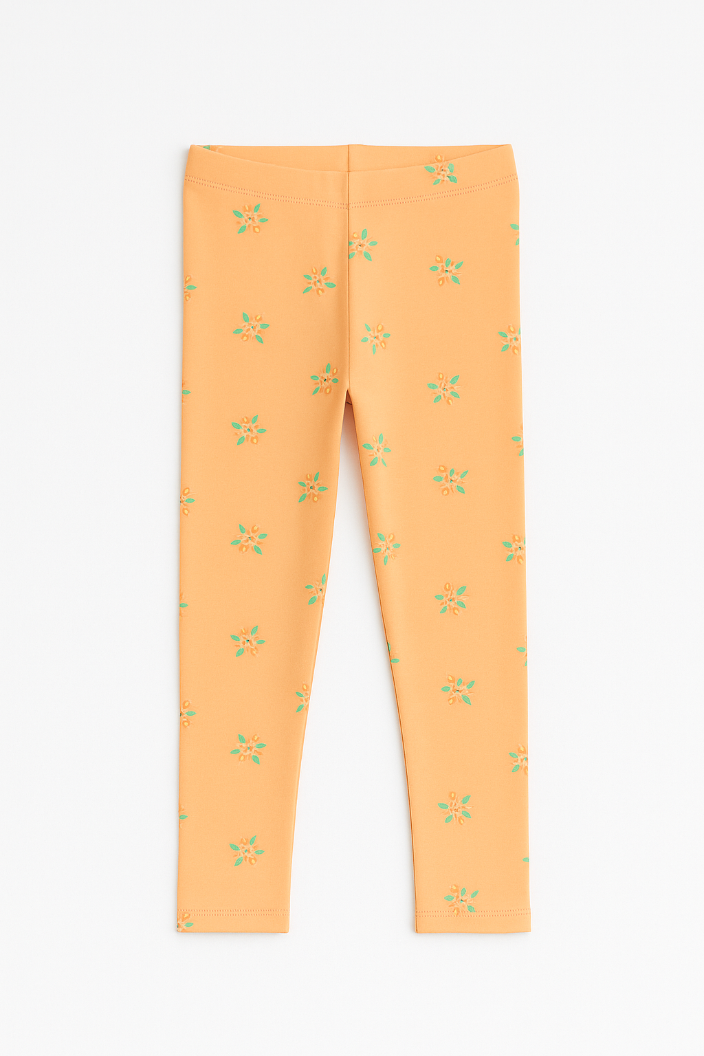 Play Peach Floral Girls Leggings