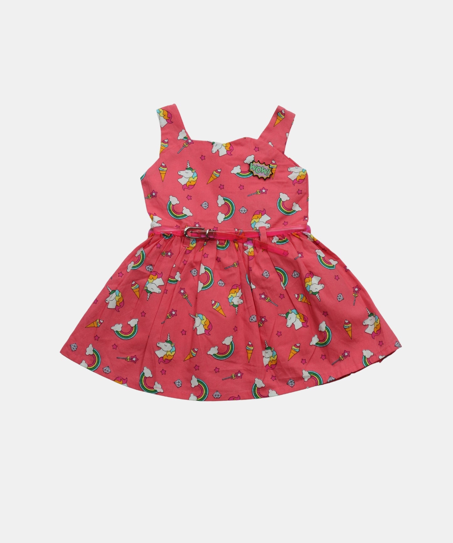 Tiny Girl Red White Striped Girls Dress