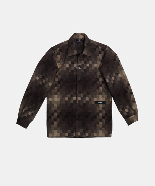 Danaboi Pixel Fade Button-Down  Boys Shirt