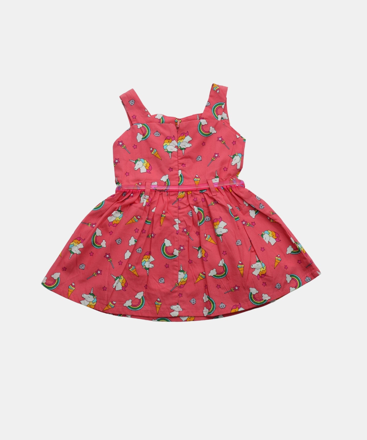 Tiny Girl Red White Striped Girls Dress