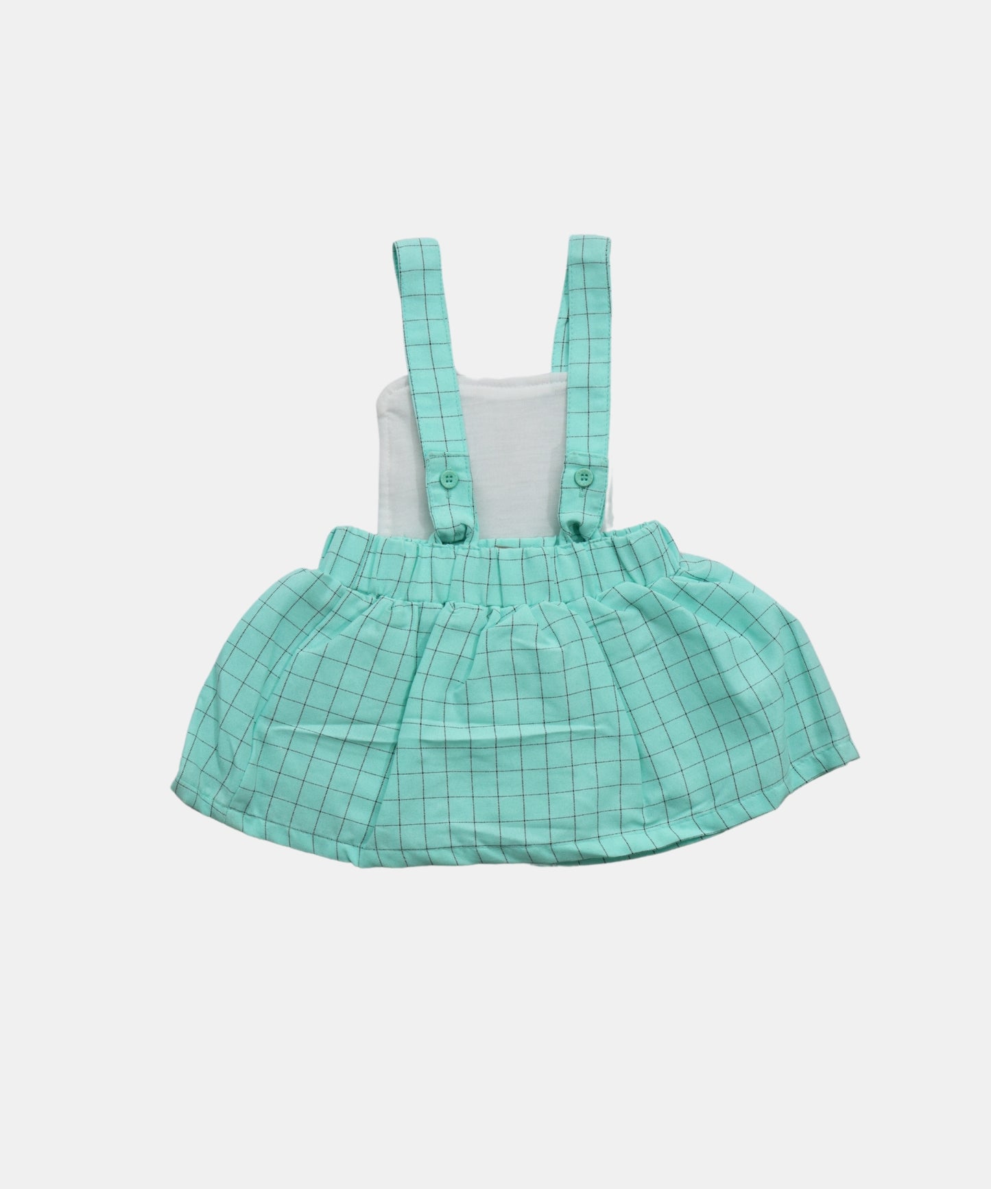 Tiny Girl White & Pink Cat Dress Set