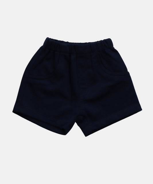 Tiny Girl Navy Blue Kids Basic Shorts