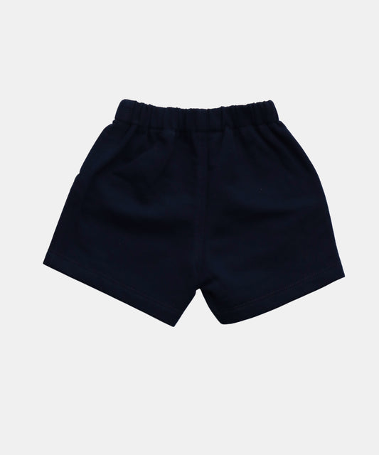 Tiny Girl Navy Blue Kids Basic Shorts