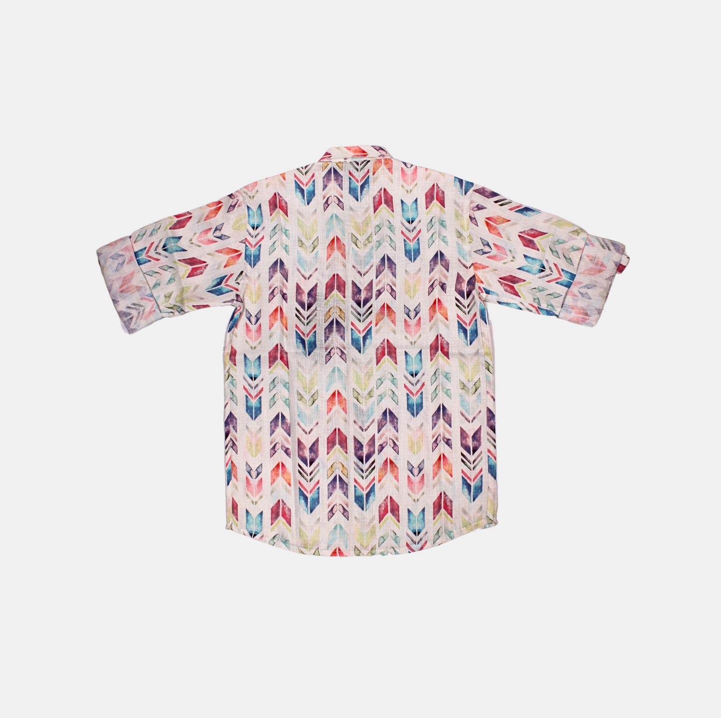 Danaboi Off-White Multi-Colour Arrow Print Boys Shirt