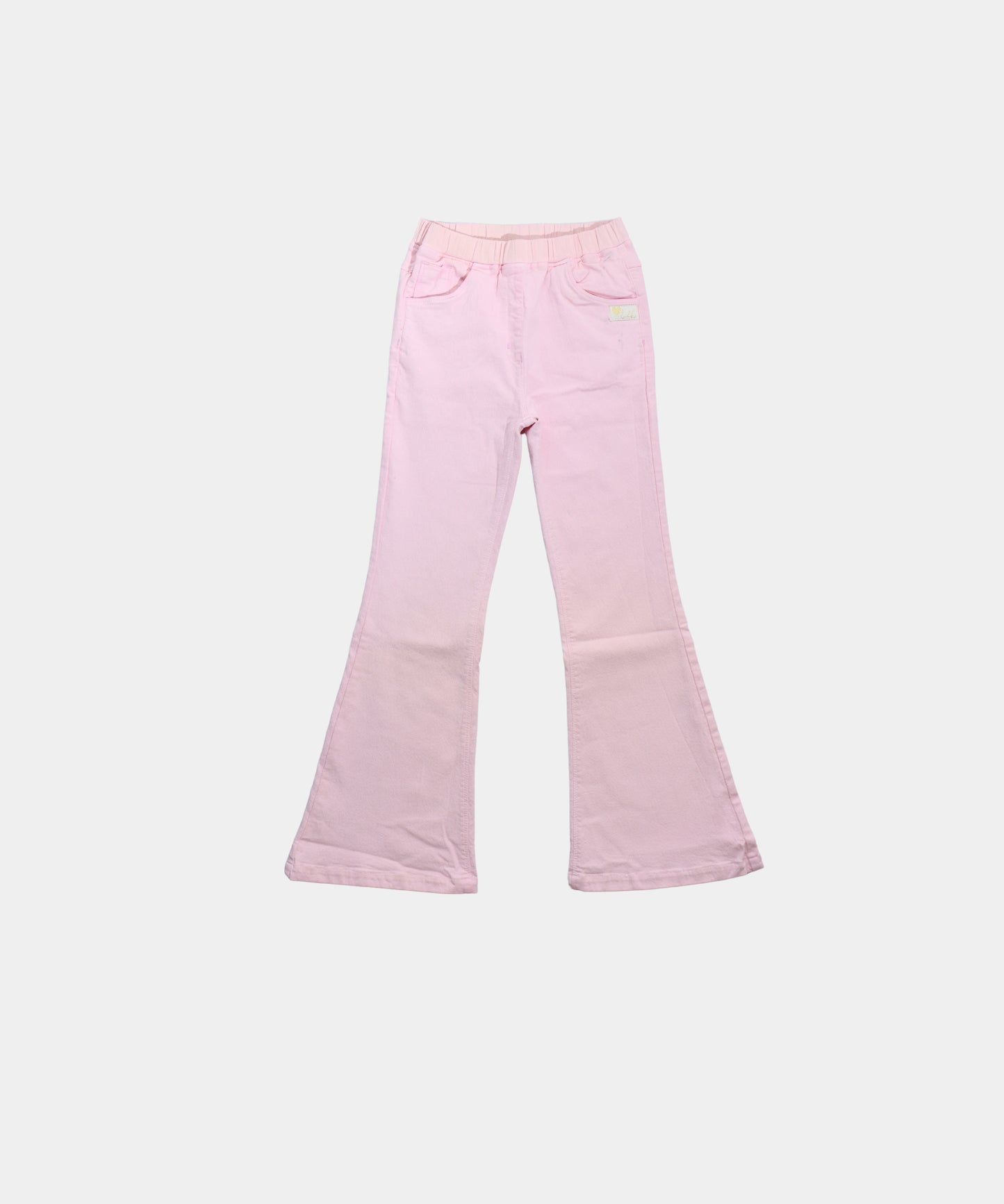 Little Kangaroos Light Pink Flared Girls Pants