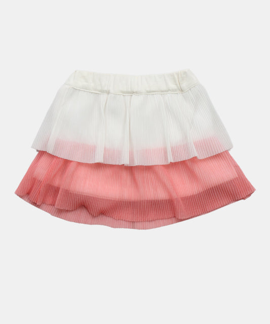 Tiny Girl White & Peach Tutu Skirt