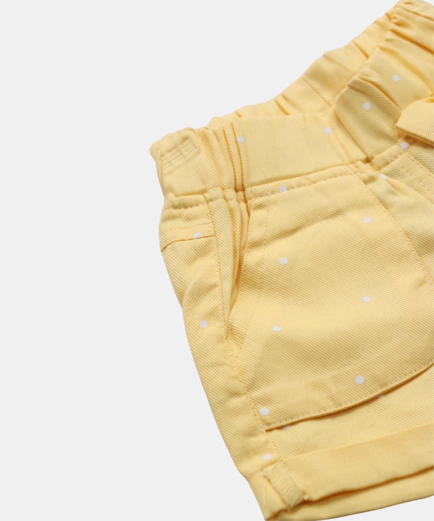 Tiny Girl Yellow Bow Girls Shorts