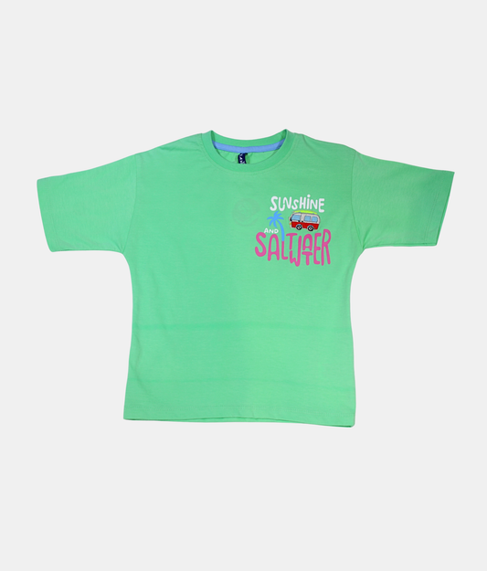 Little Kangaroos Mint Green Sunshine & Saltwater Boys T-Shirt