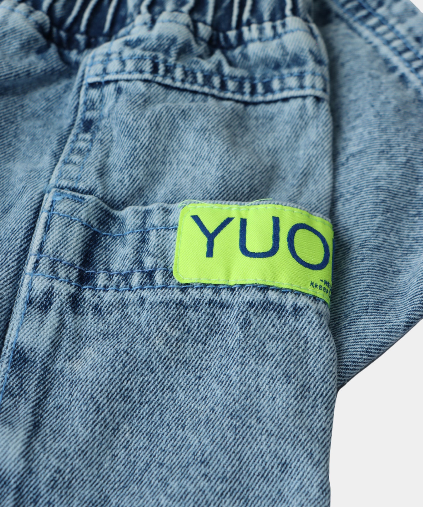 Tiny Girl Light Wash Cargo Denim Pants