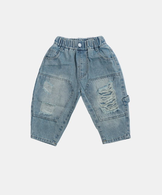 Dapp Light Blue Kids Cargo Jeans