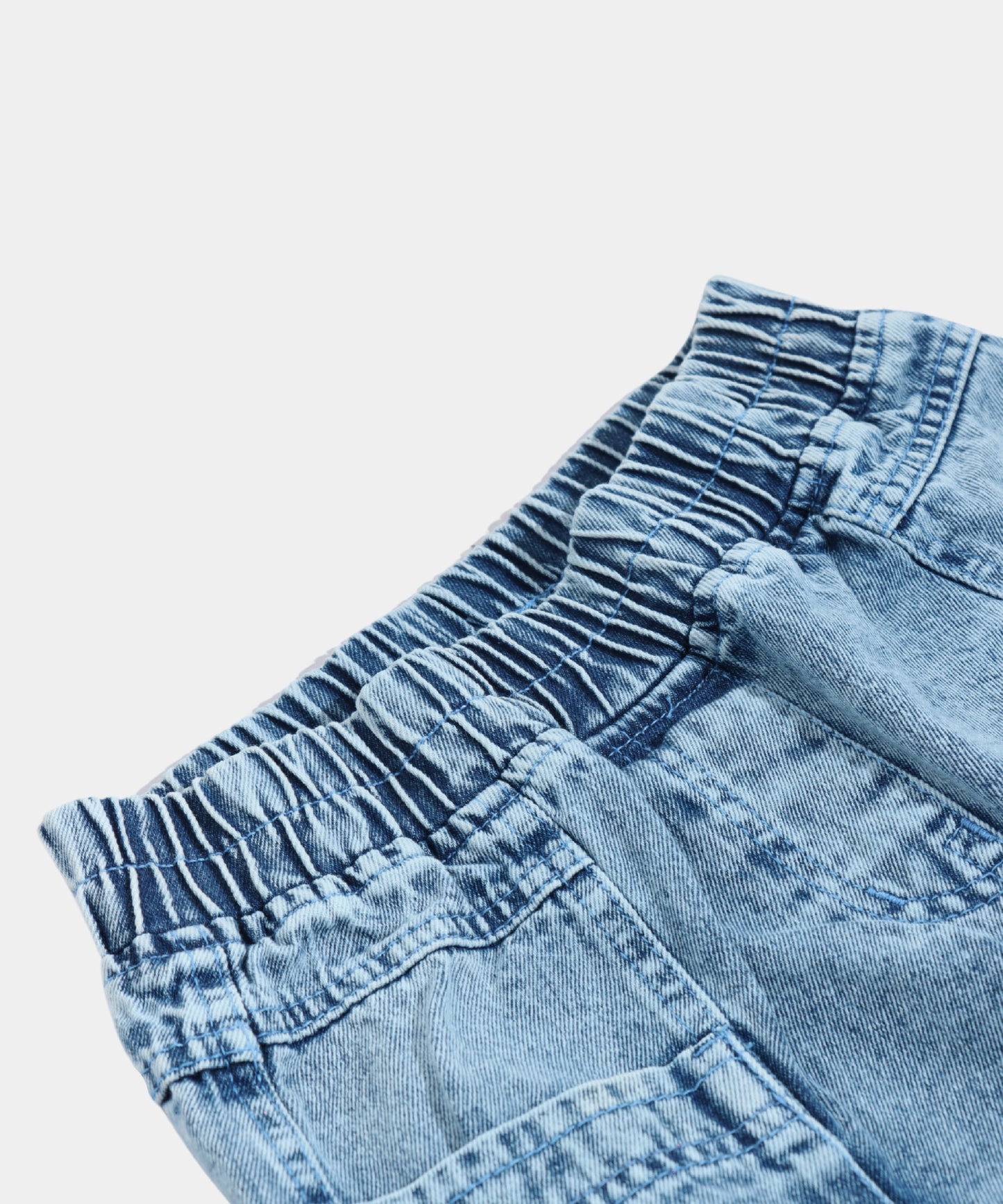 Tiny Girl Light Wash Cargo Denim Pants