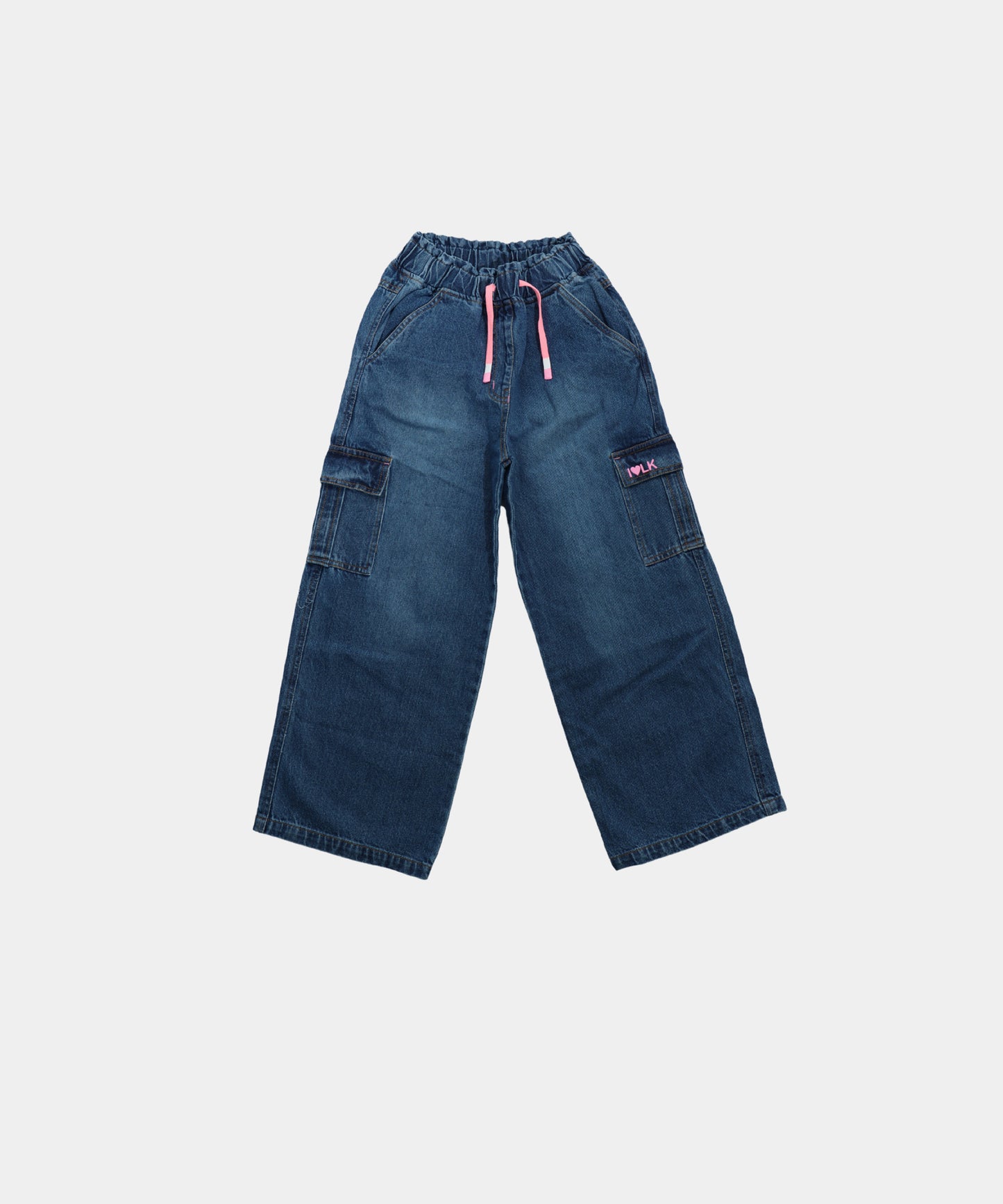 Tiny Girl Dark Blue Distressed Girls Jogger Jeans