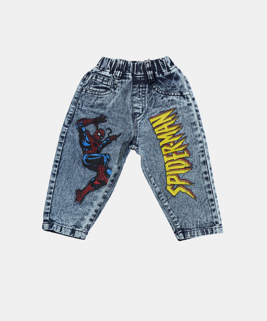 Dapp Grey Spiderman Boys Jeans