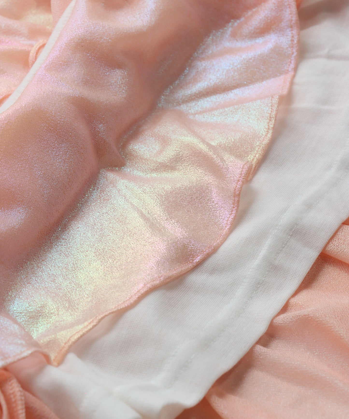 Tiny Girl One-Shoulder Shimmer Layered Dress for Girls