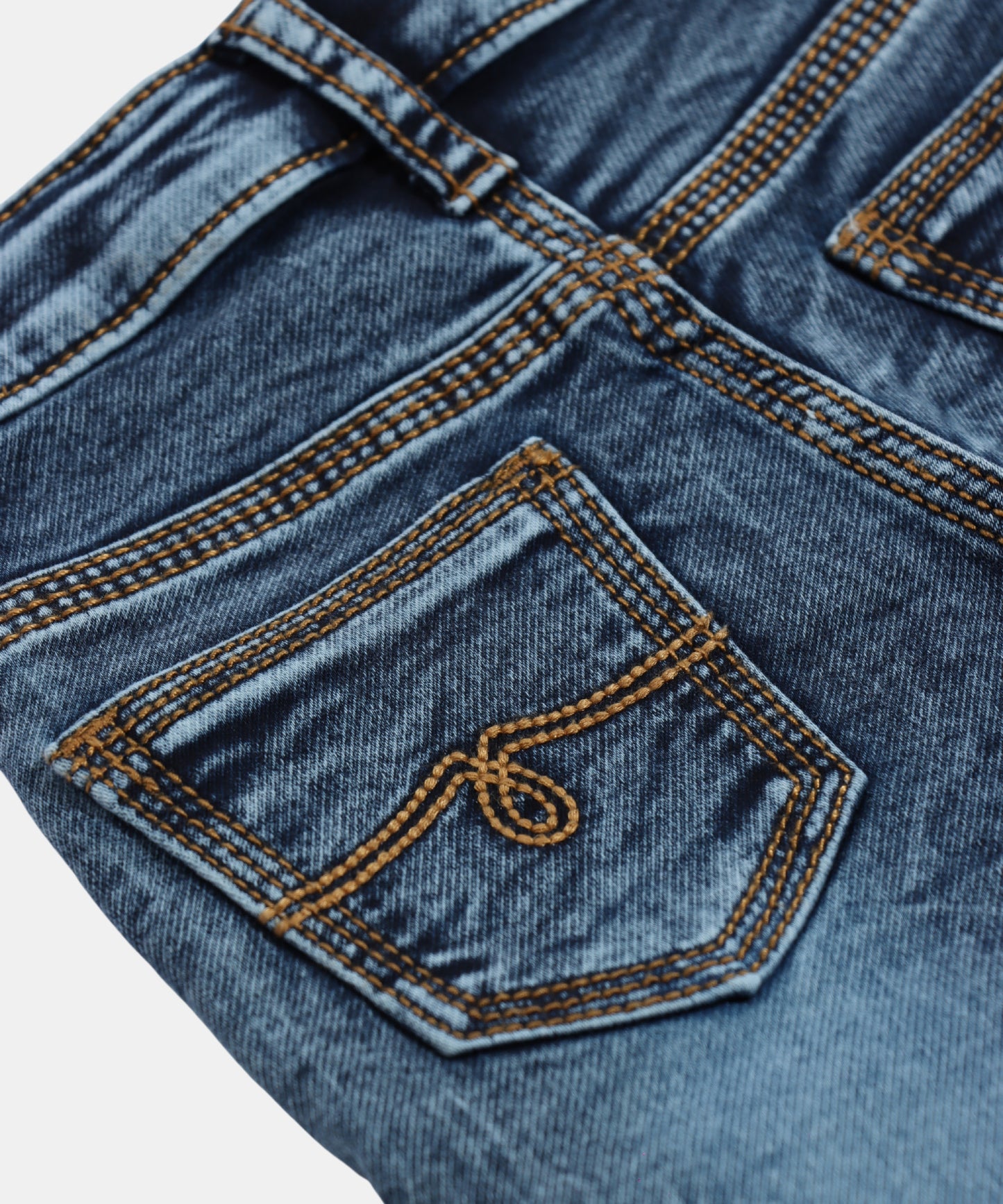 Dapp Dark Blue Lightly Washed Baby Jeans
