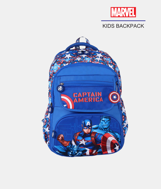 Karston Blue Captain America Kids School Bag