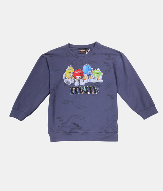 Danaboi Navy Blue Boys Sweatshirt