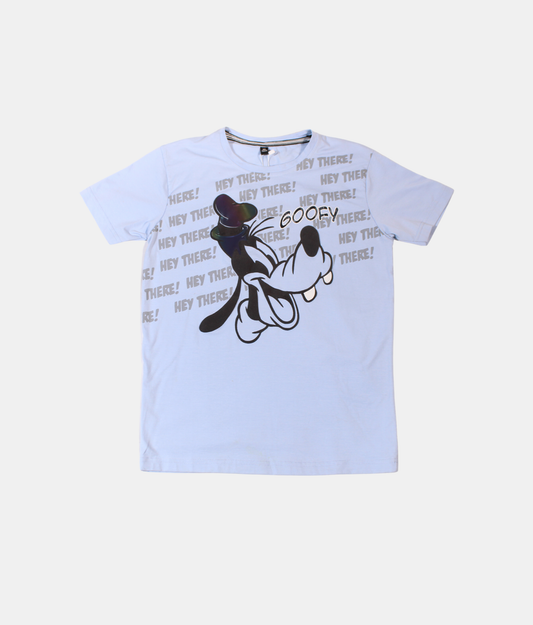 Danaboi Light Blue Goofy Print Boys T-Shirt