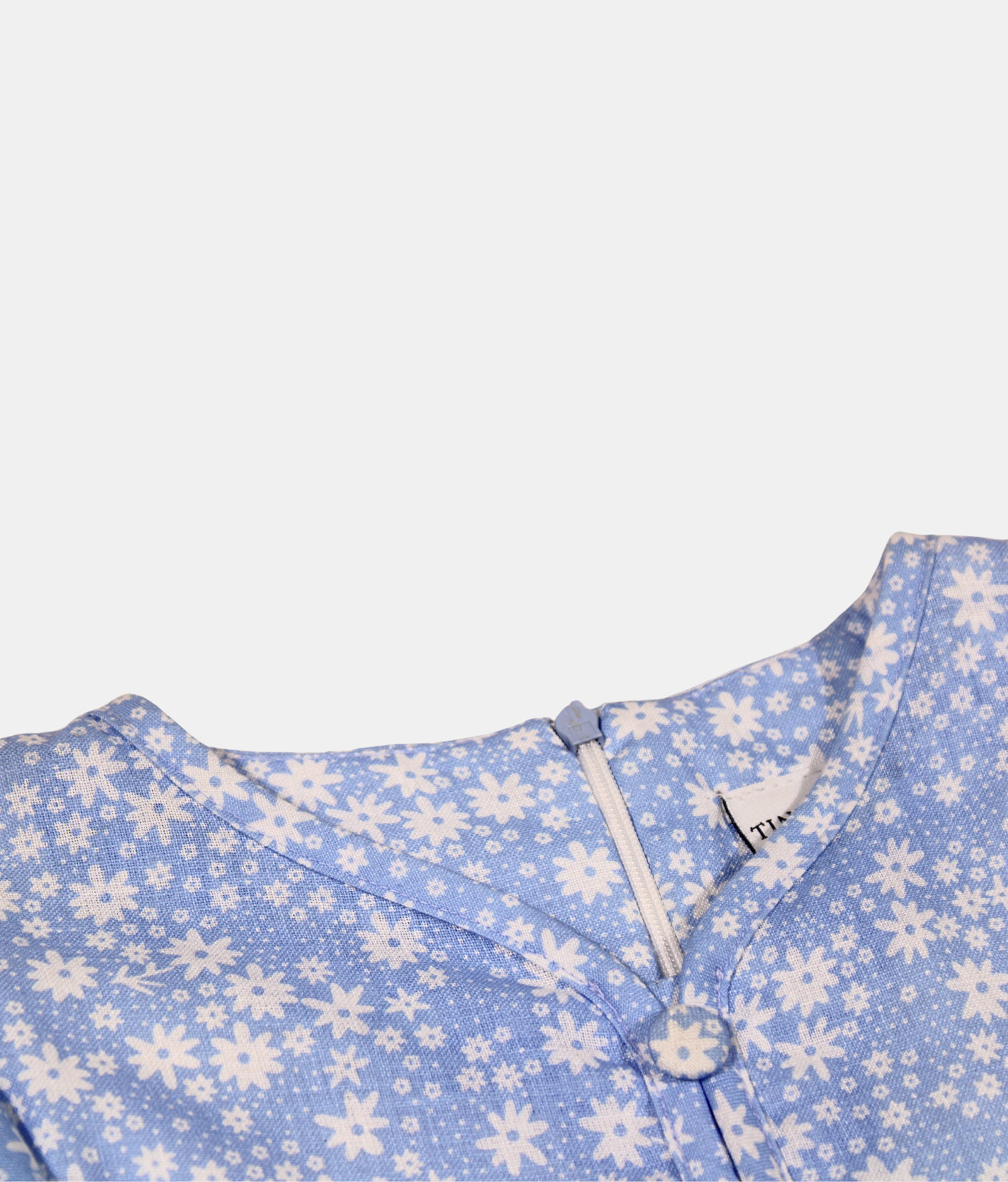 Tiny Girl Blue Floral Girls Dress