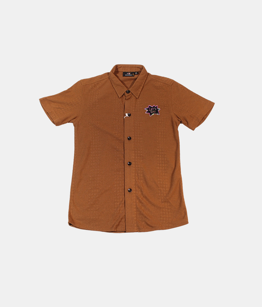 Danaboi Rust Brown Boys Shirt